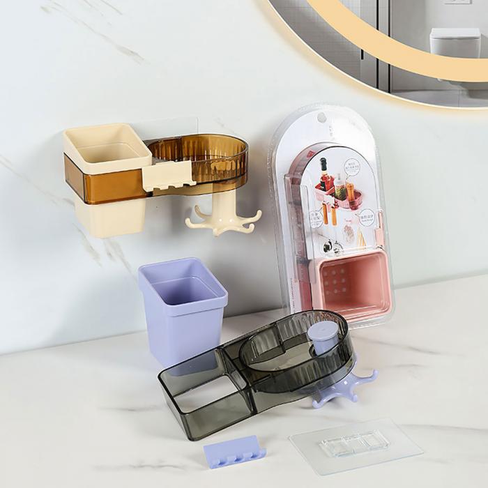 晶透多用收納架